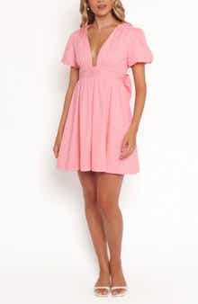 Petal & Pup Myrtle Back Bow Minidress