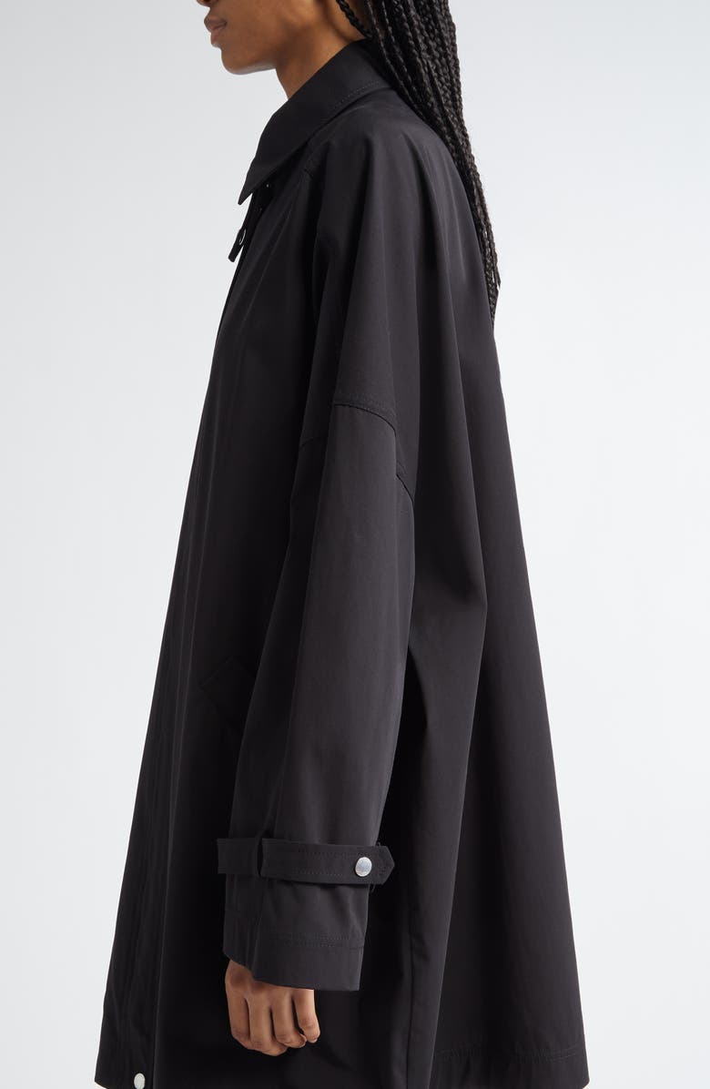 TOTEME Oversize Trench Jacket, Alternate, color, Black