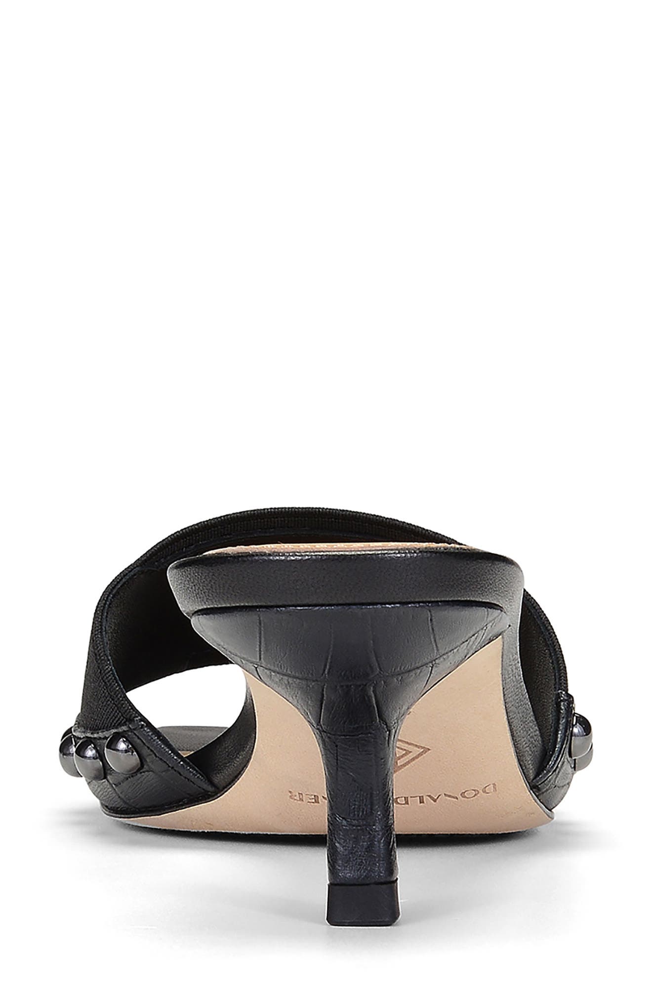 Colete Slide Sandal, Alternate, color, BLACK FABRIC