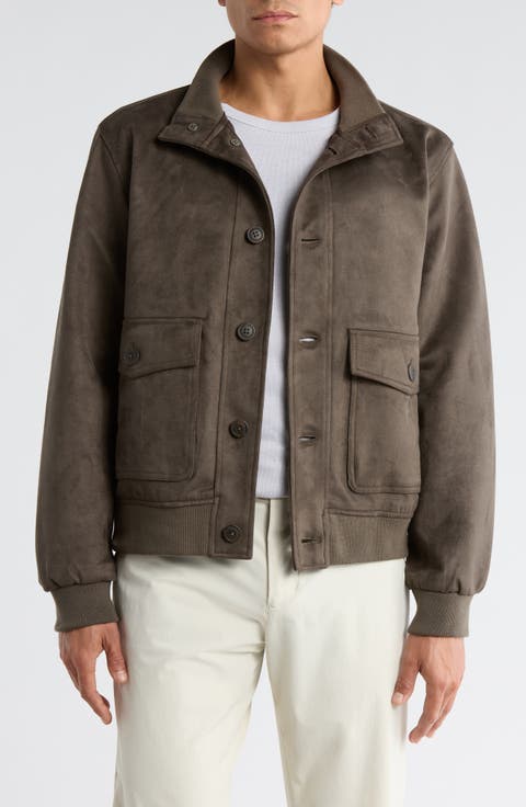 Faux Suede Jacket