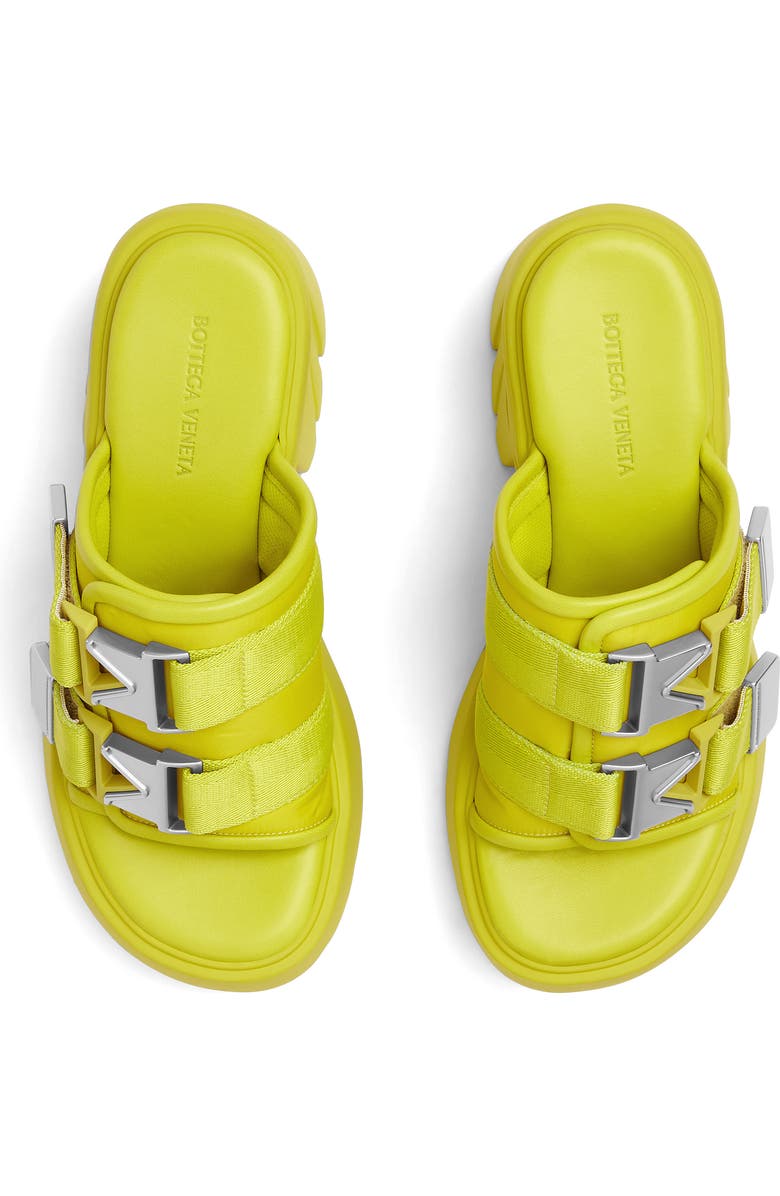 Bottega Veneta Flash Bomber Slide Sandal, Alternate, color, Kiwi