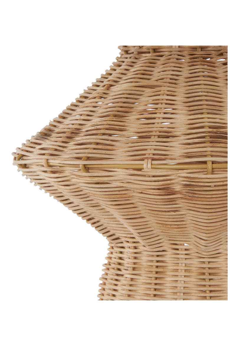 Rattan Vase, Alternate, color, BROWN