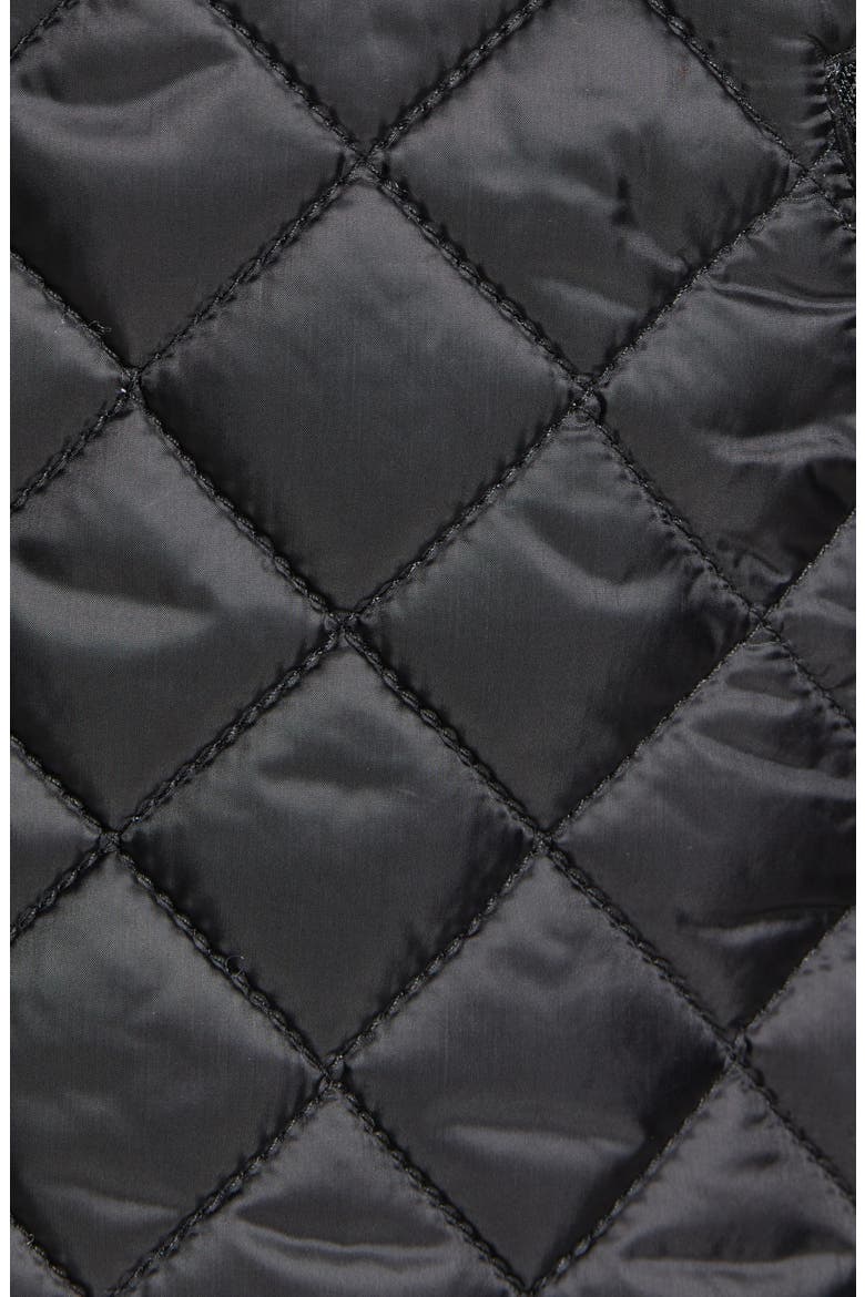 Lightweight Quilted Vest, Alternate, color, BLACK CAVIAR