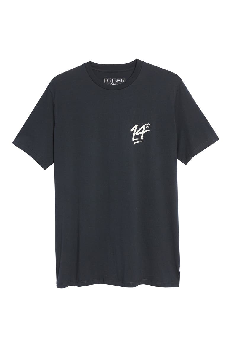 The 14th Graphic Pima Cotton Tee, Alternate, color, BLACK