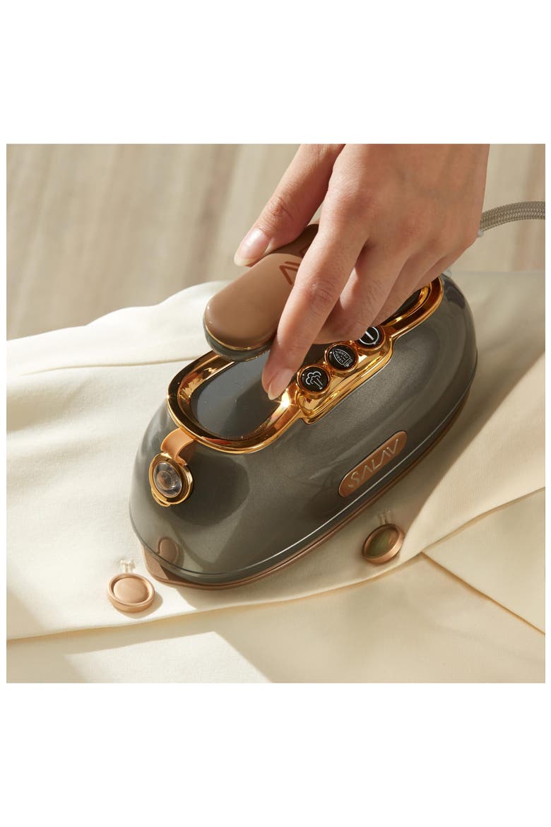 IS-900 Retro Edition Duopress Steamer Iron, Alternate, color, TITANIUM