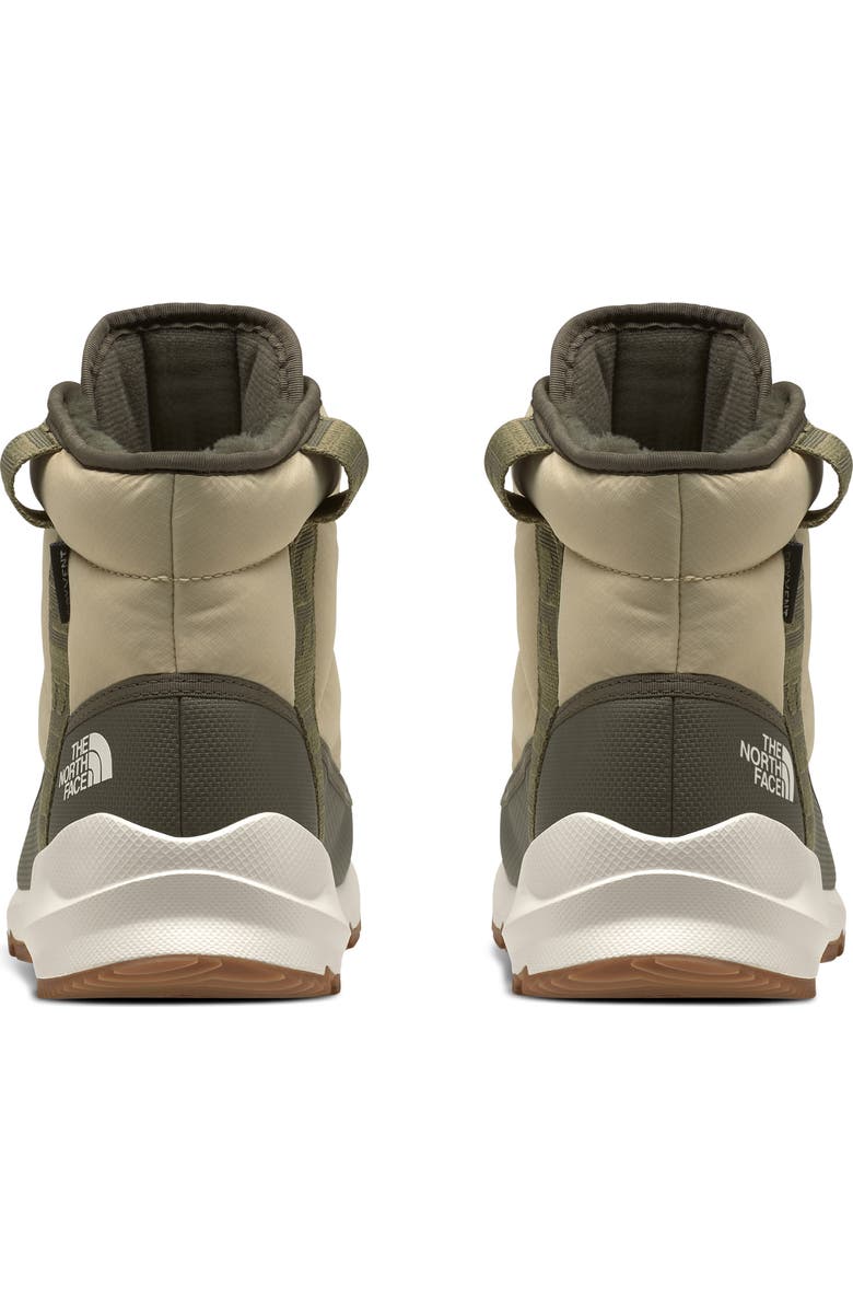 The North Face ThermoBall<sup>™</sup> Luxe Faux Fur Lined Waterproof Boots, Alternate, color, Gravel/ Forest Olive