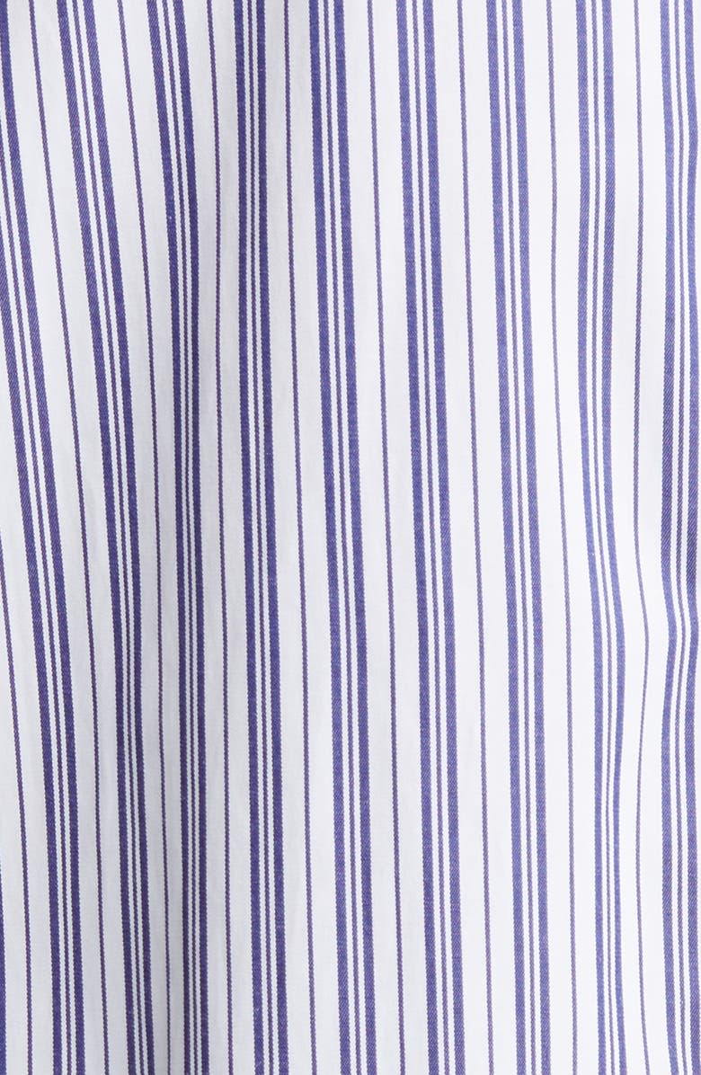 CHECKS Stripe Boxy Fit Short Sleeve Button-Up Shirt, Alternate, color,