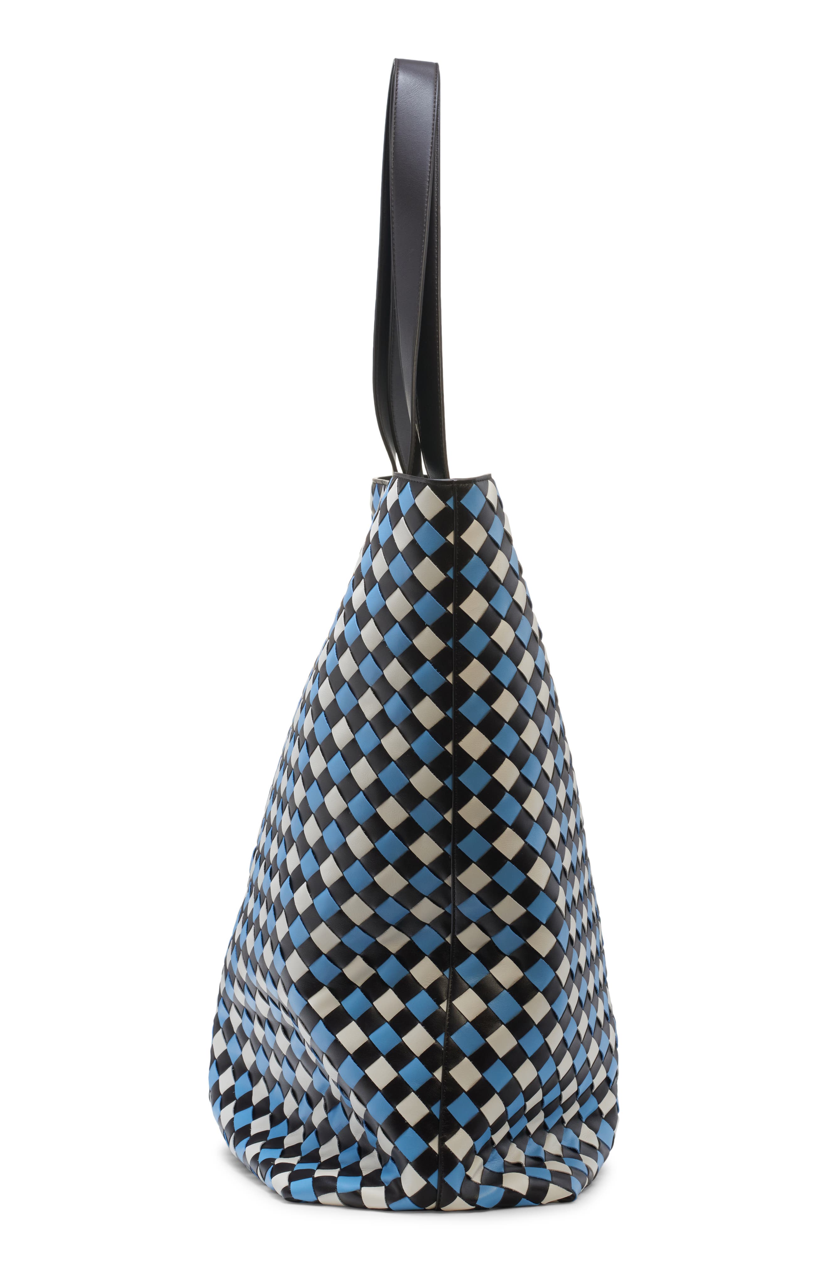 Bottega Veneta Large Tricolor Intrecciato Leather Tote, Alternate, color, 