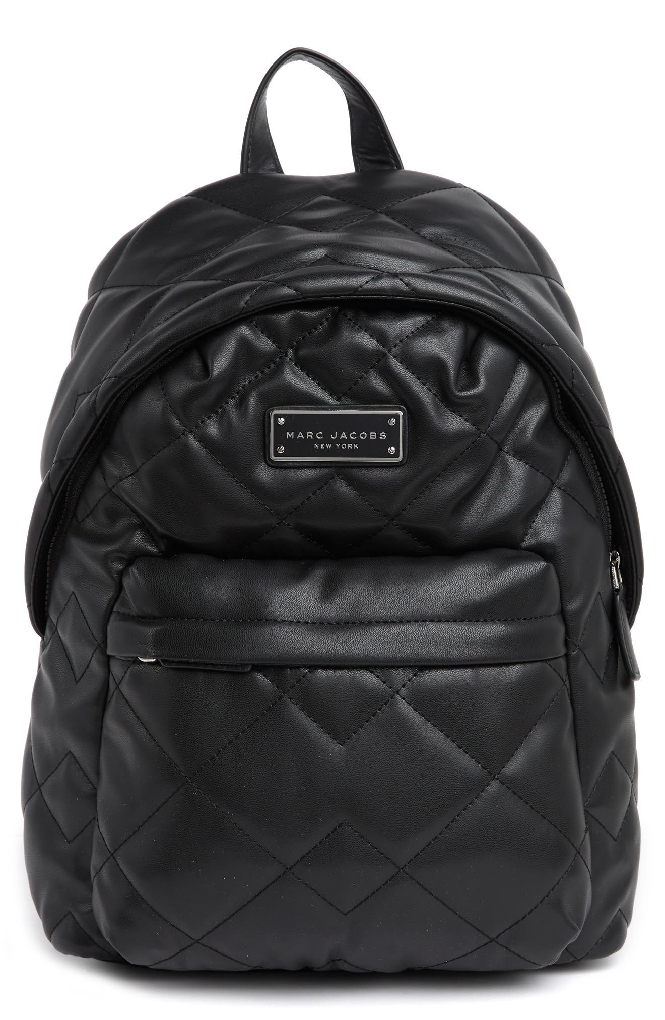 Marc Jacobs Quilted Backpack, Main, color, 