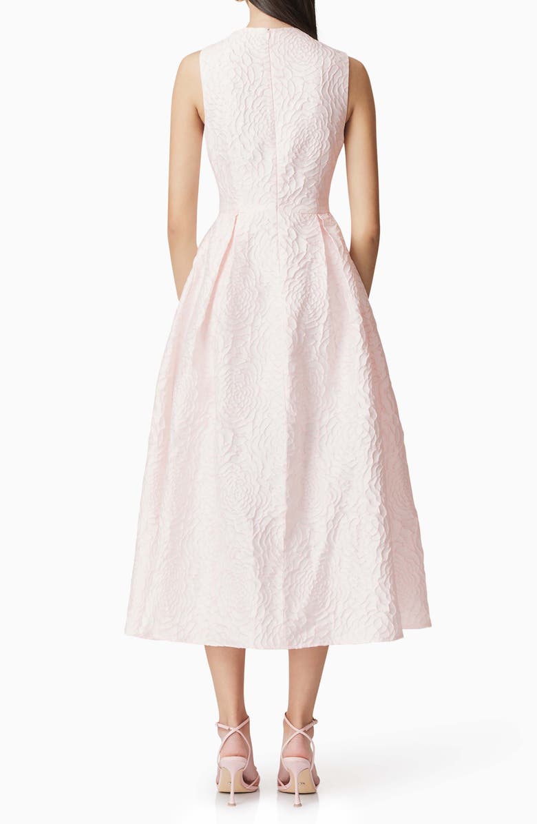 Elliatt Deanna Rose Jacquard Cocktail Midi Dress, Alternate, color,