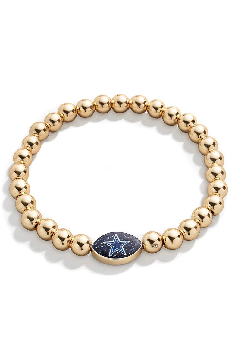 BaubleBar Women's Gold Dallas Cowboys Pisa Bracelet, Main, color, 