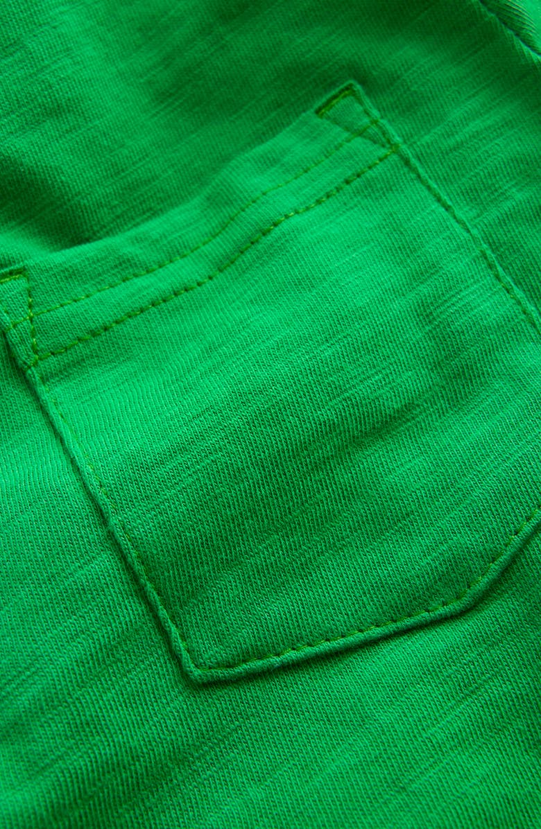 Mini Boden Kids' Slub Jersey Polo, Alternate, color, Amazon Green