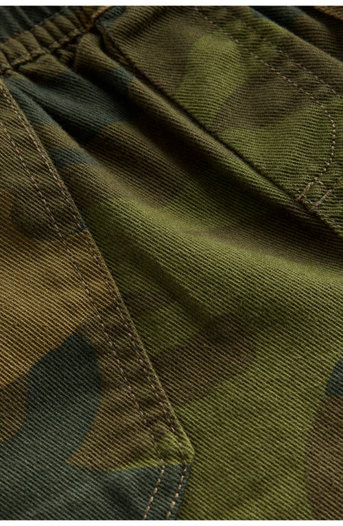 Mini Boden Kids' Camo Print Cotton Twill Pants In Multi