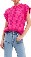 English Factory Chunky Cap Sleeve Sweater