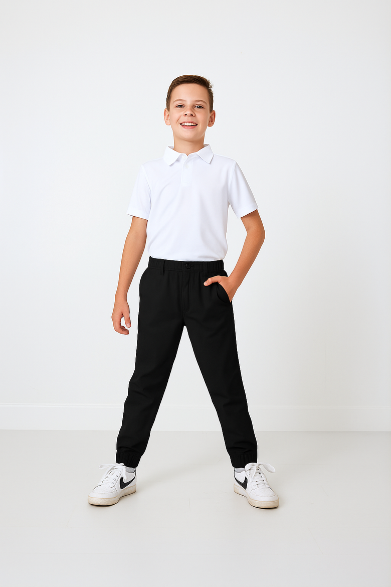 Boys Dress Jogger Pant, Alternate, color, Black