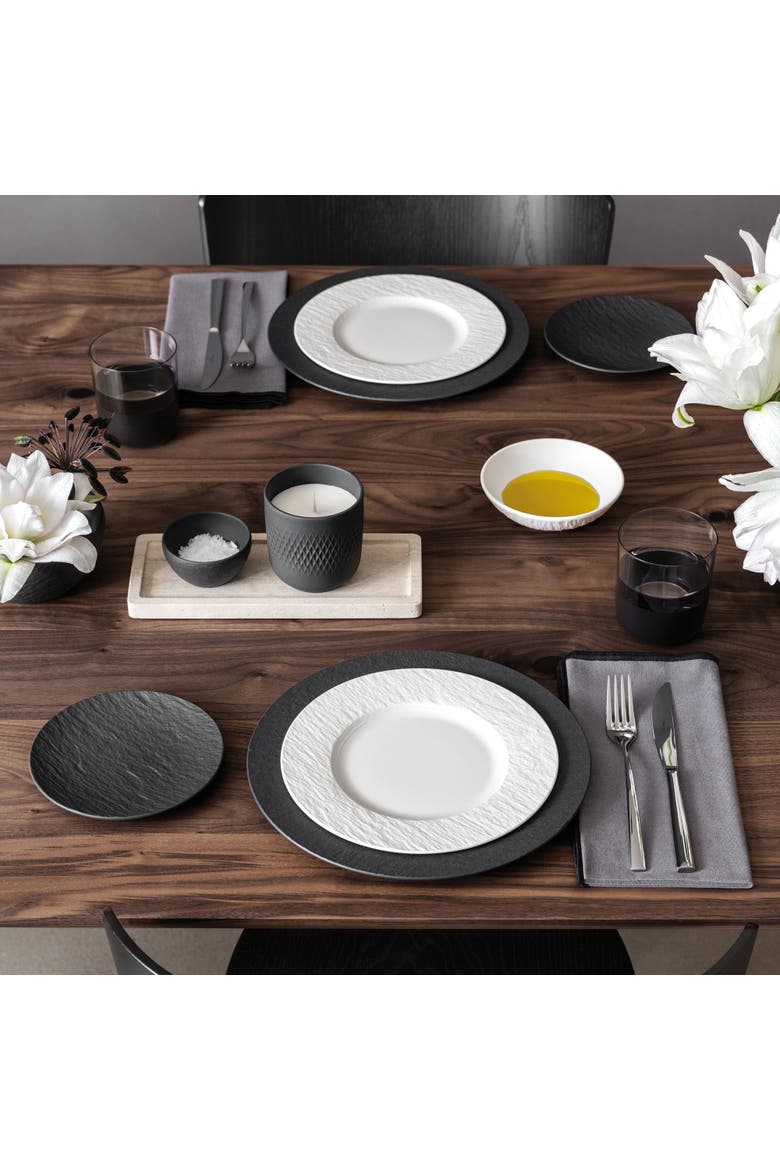 Manufacture Rock blanc Salad Plate, Alternate, color, white