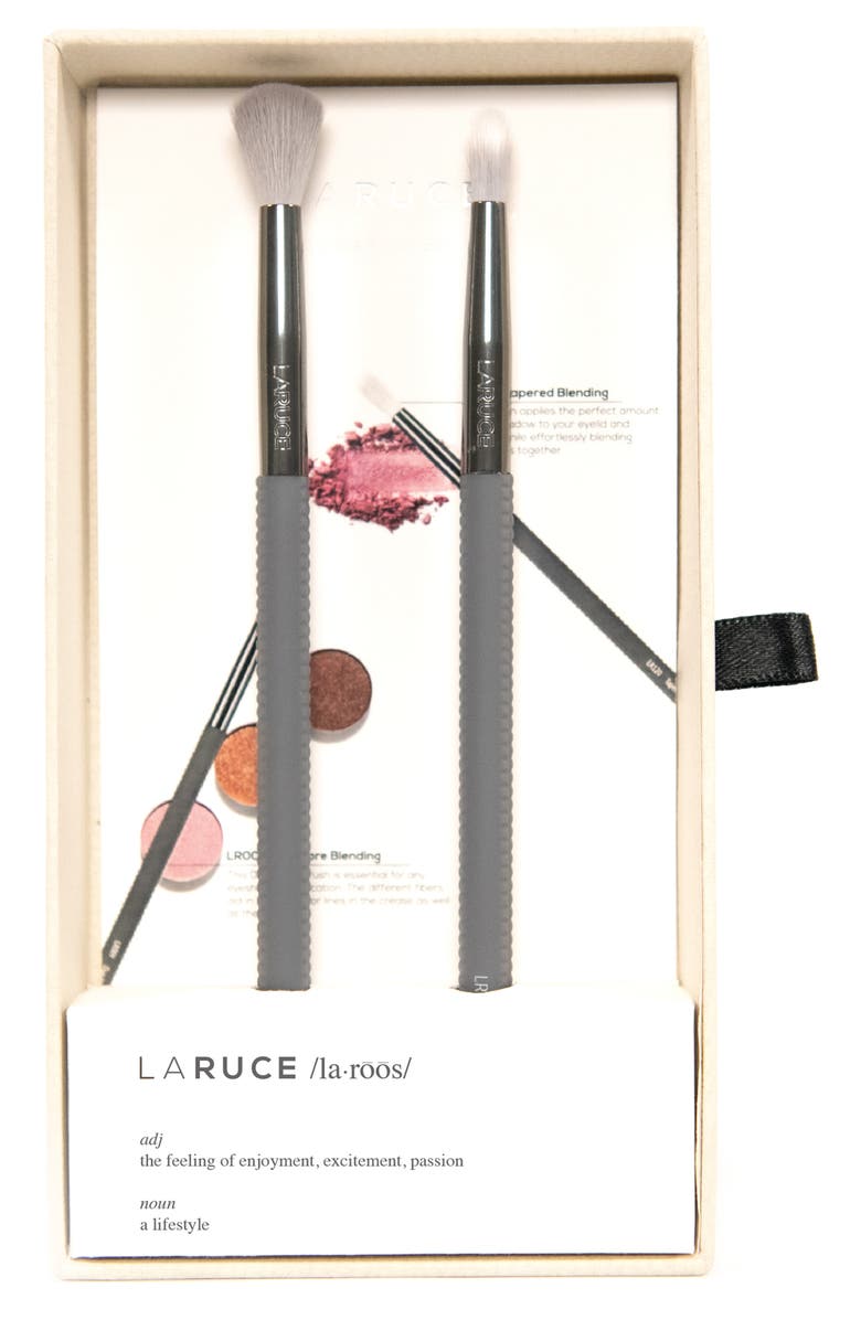 LARUCE Shine Eye Blending Brush Set, Alternate, color, Steel