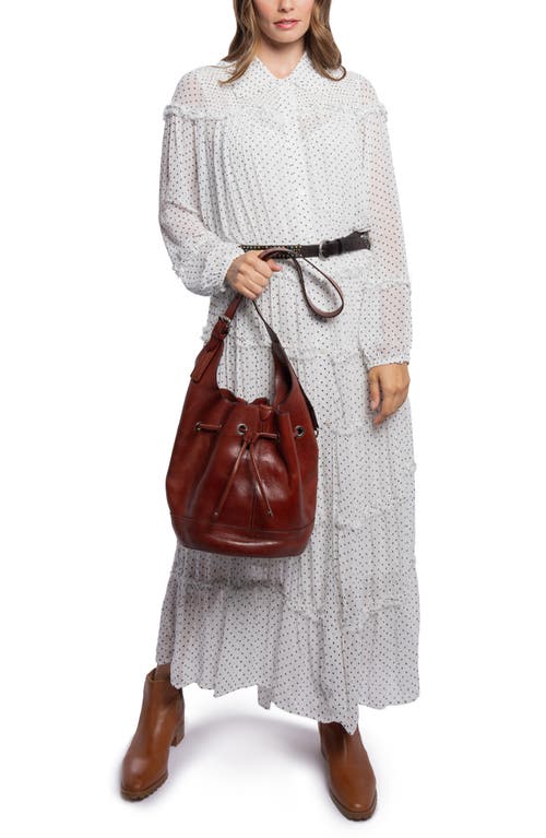 Old Trend Lily Shoulder Bucket Bag In Brown