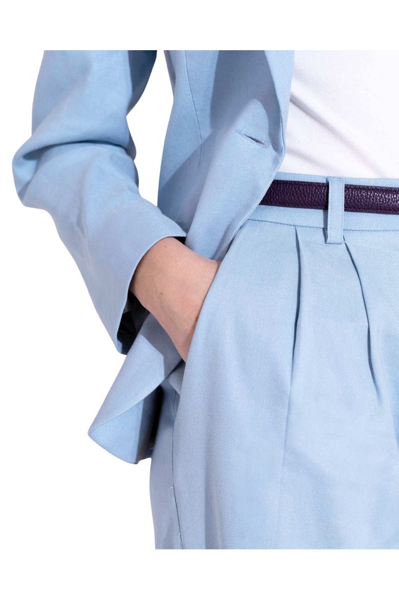 Iona Linen Pants, Alternate, color, Powder Blue
