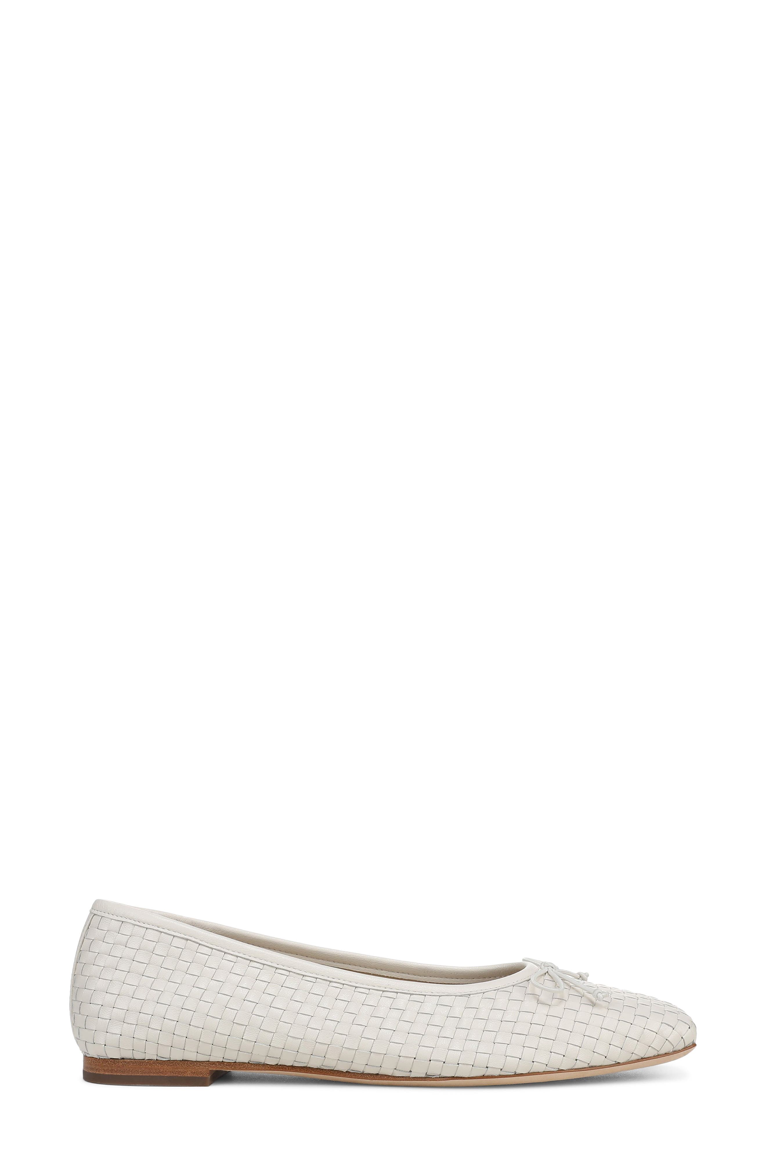 Darla Weave Ballet Flat, Alternate, color, MILK