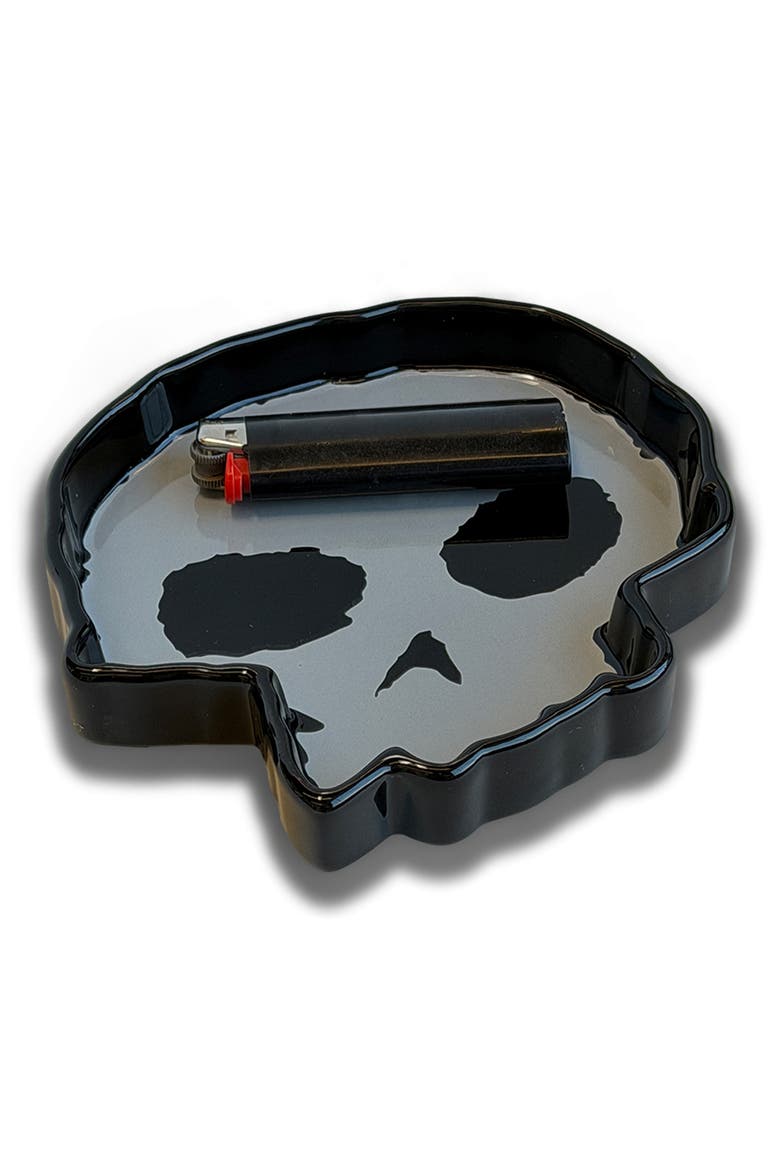 X Zero Skateboards Ceramic Tray, Alternate, color, BLACK