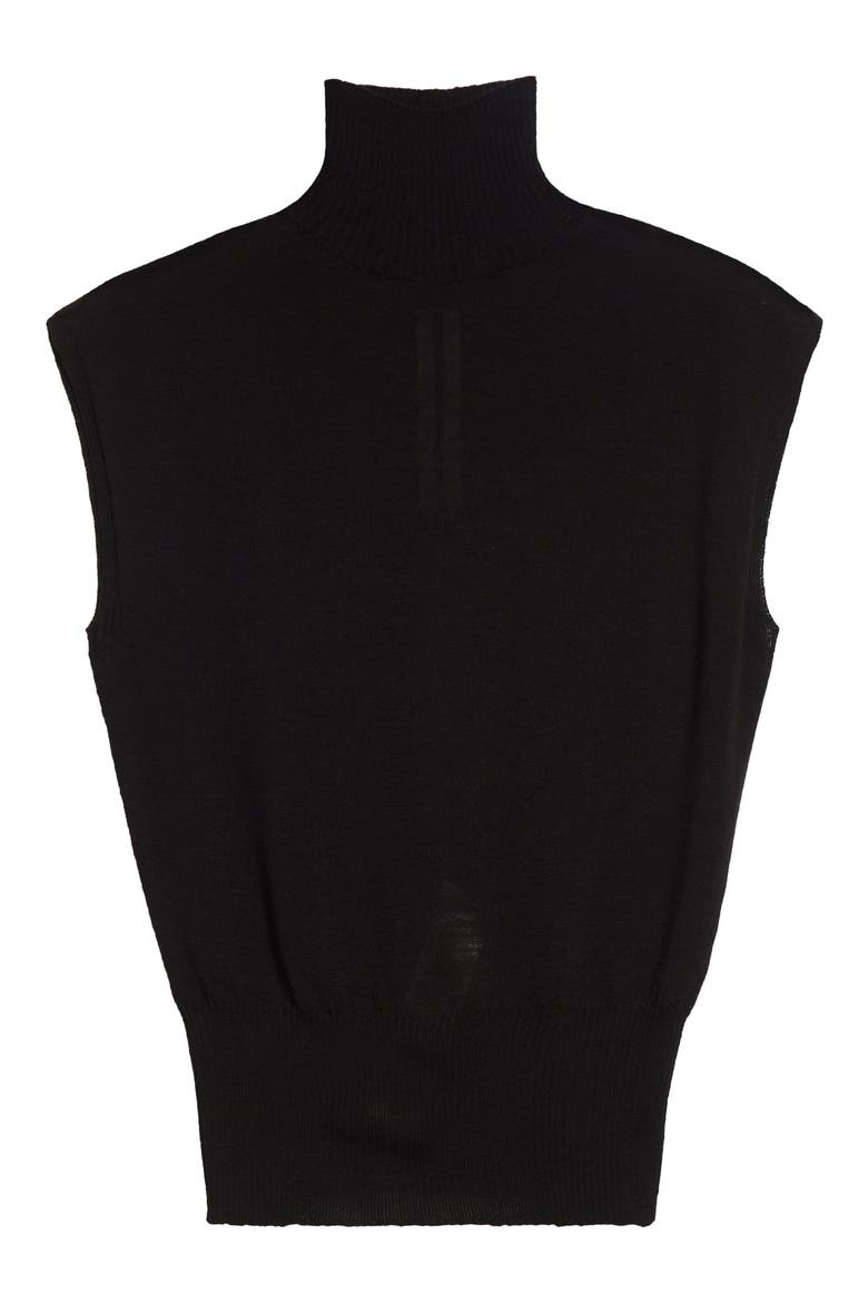 Virgin Wool Turtleneck Sweater, Alternate, color, BLACK