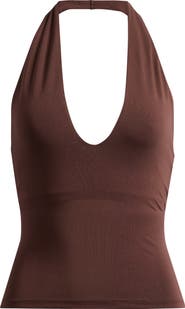 SKIMS Smooth Layer Halter Top