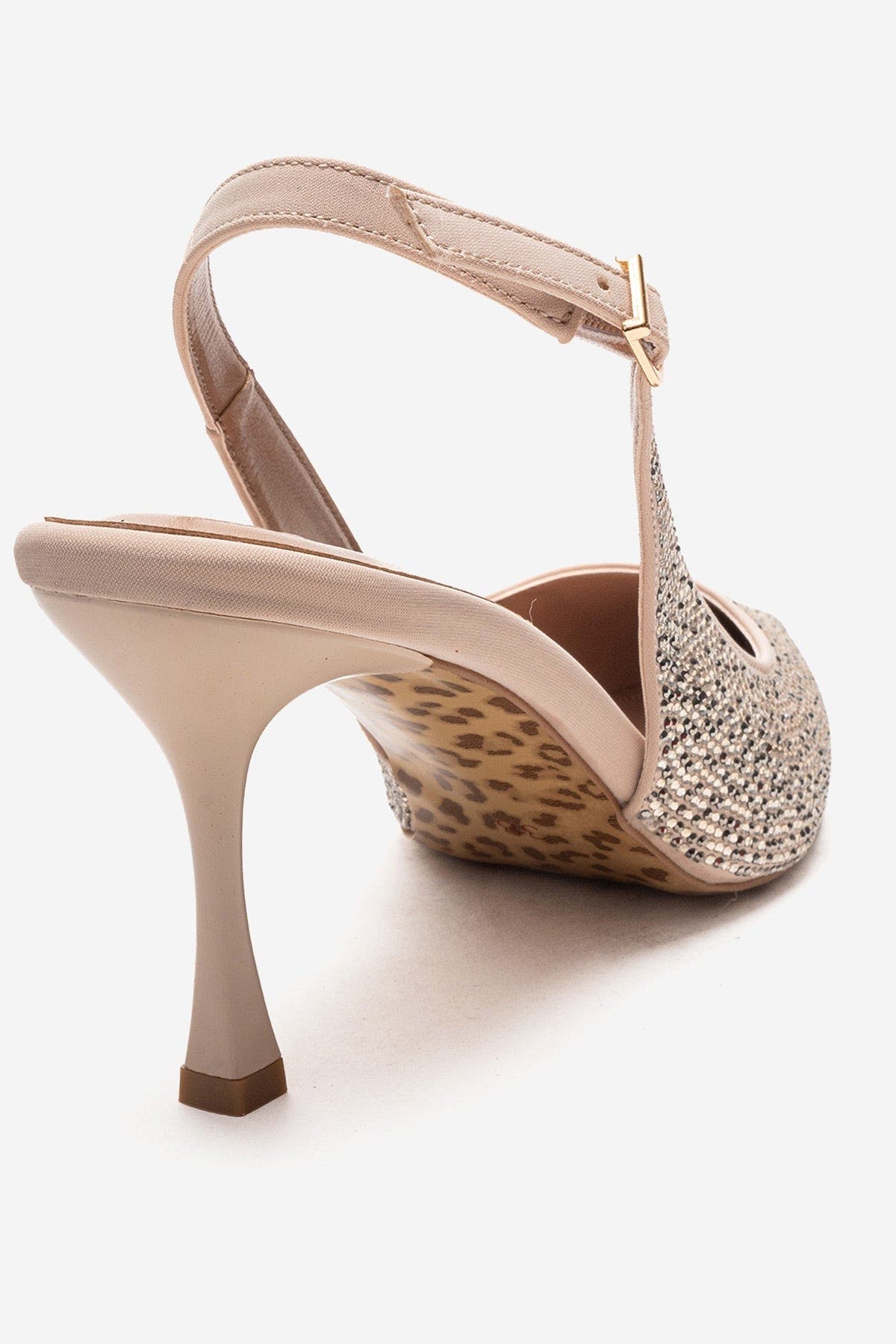 Johanna Slingback Embellished Stiletto Pump, Alternate, color, Nude