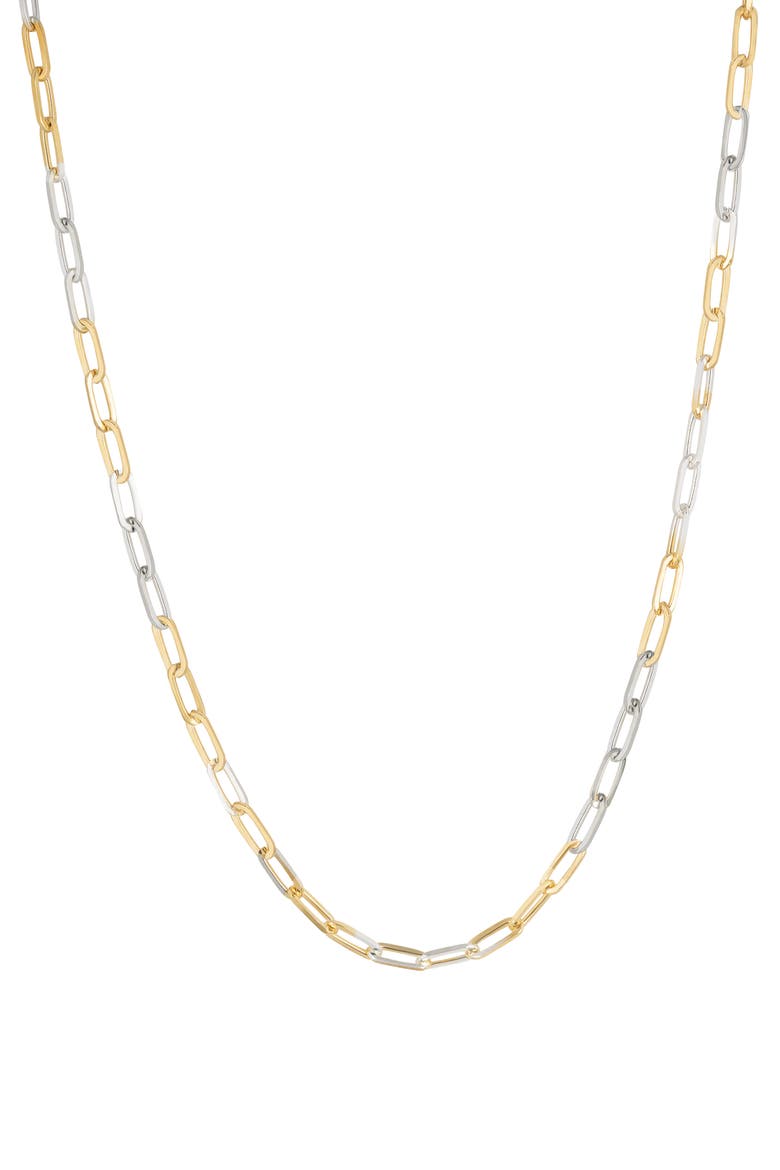 Mercury Chain Necklace, Main, color, GOLD/SILVER