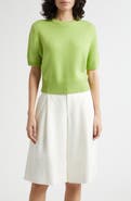 Toccin Elsie Short Sleeve Wool & Cashmere Sweater
