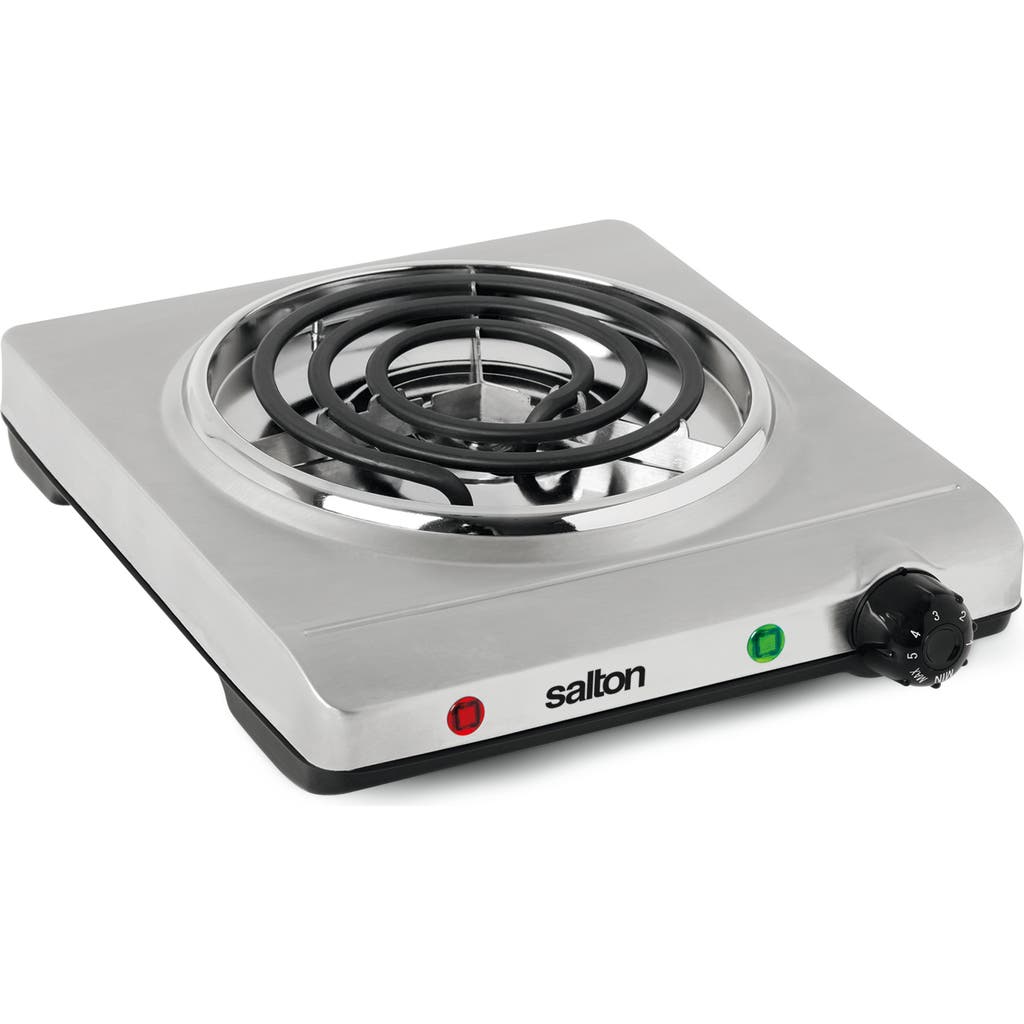 Salton Stainless Steel Portable Cooktop In Metallic
