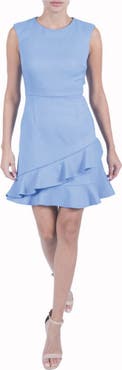 Julia Jordan Double Flounce Sleeveless Dress