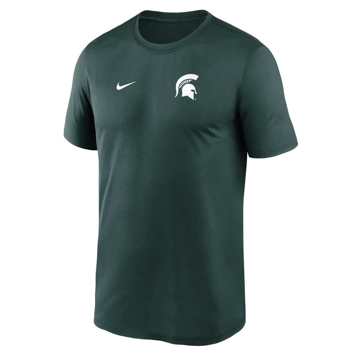 Men's Nike Green Michigan State Spartans 2025 Sideline Small Logo Legend Performance T-Shirt - image 2