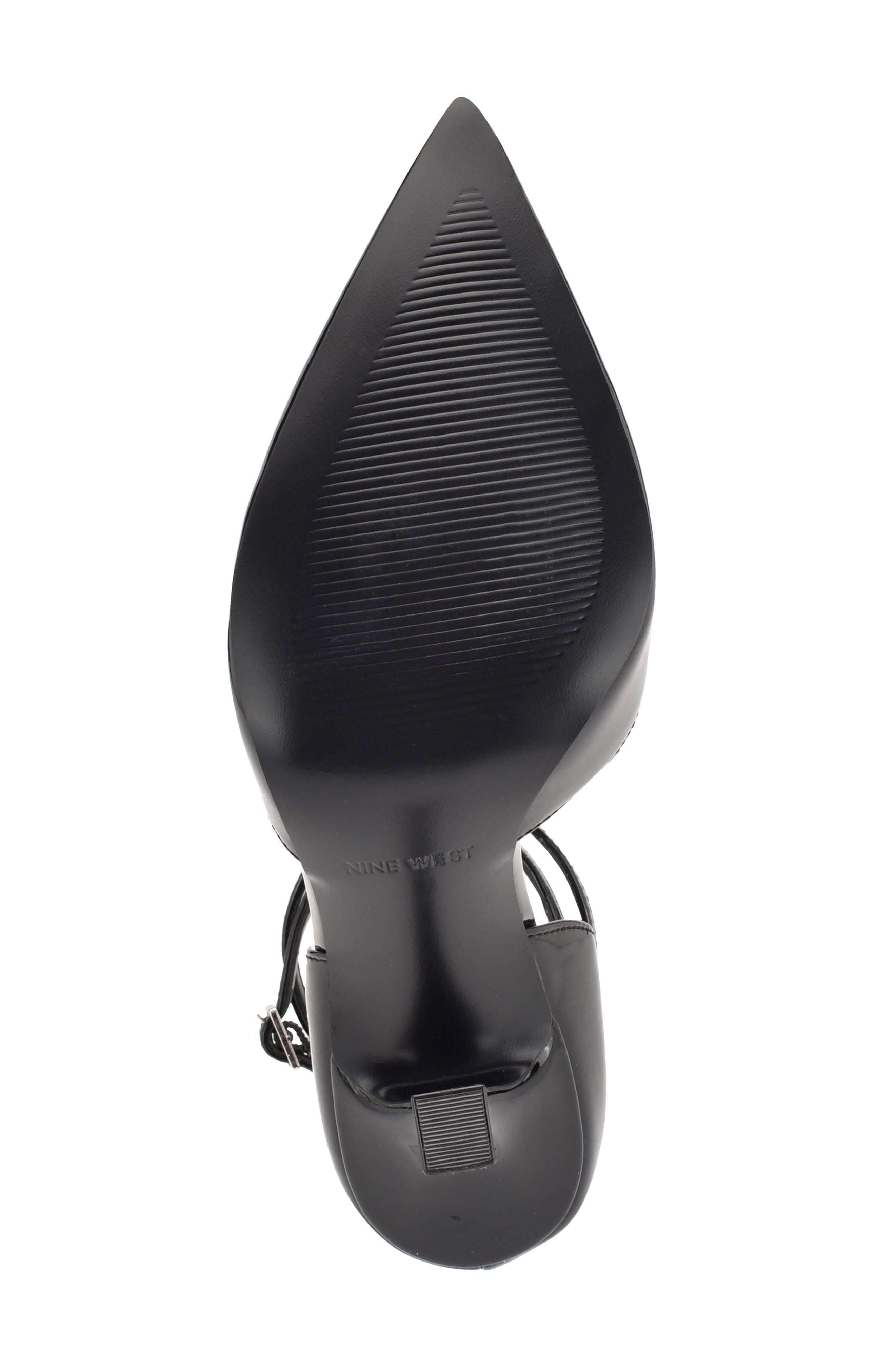 Nine West Frends Ankle Strap Pointed Toe Pump, Alternate, color, 