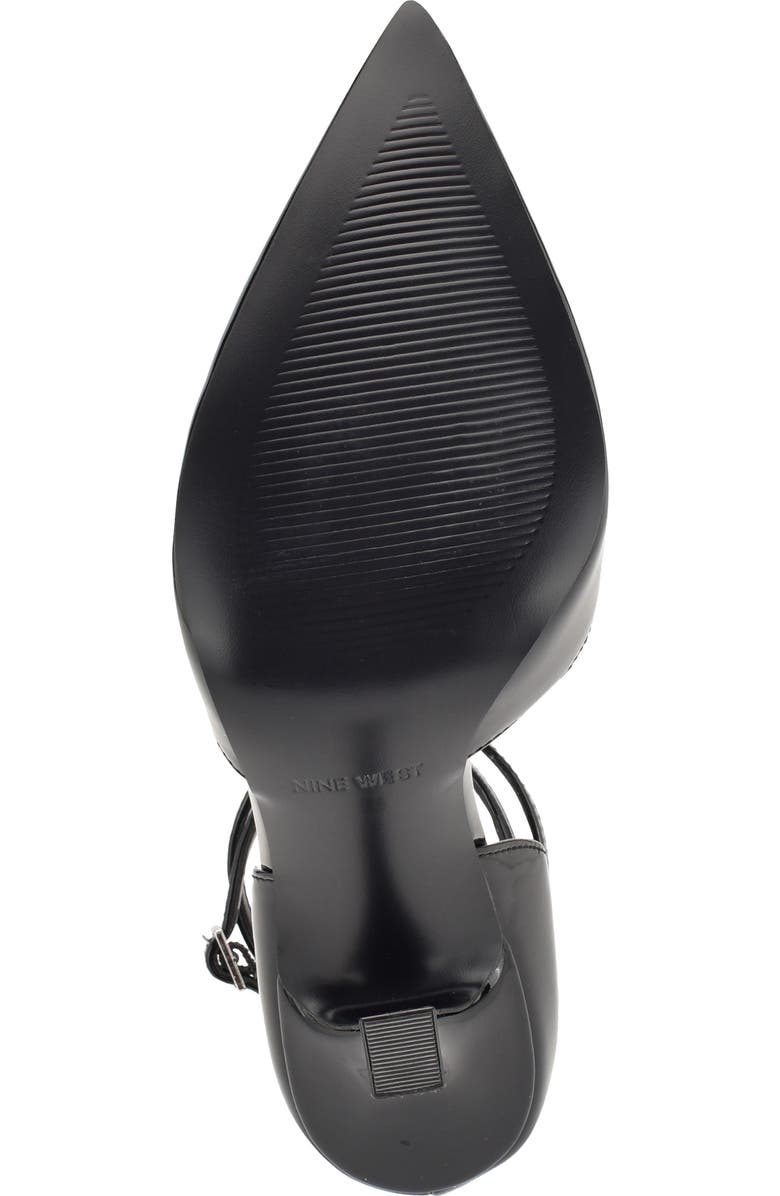 Nine West Frends Ankle Strap Pointed Toe Pump, Alternate, color,