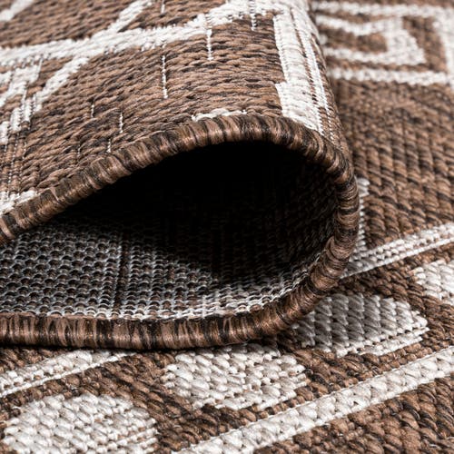 Jonathan Y Kafel Bohemian Indoor/outdoor Area Rug In Brown/beige