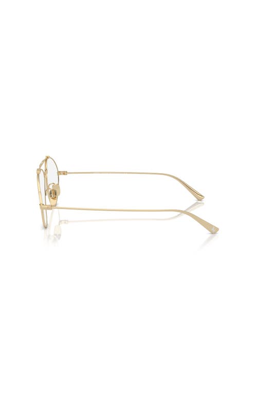 Ferrari 58mm Irregular Optical Glasses In Gold