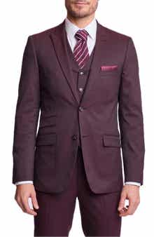 Ashton Slim Peak Lapel Suit Jacket