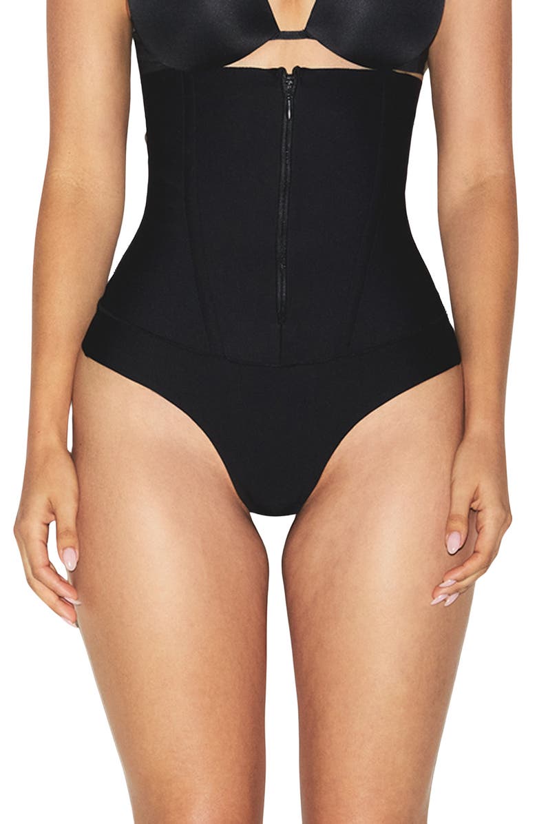 SKIMS Body Core Sculpt Waist Cincher Thong, Main, color, 