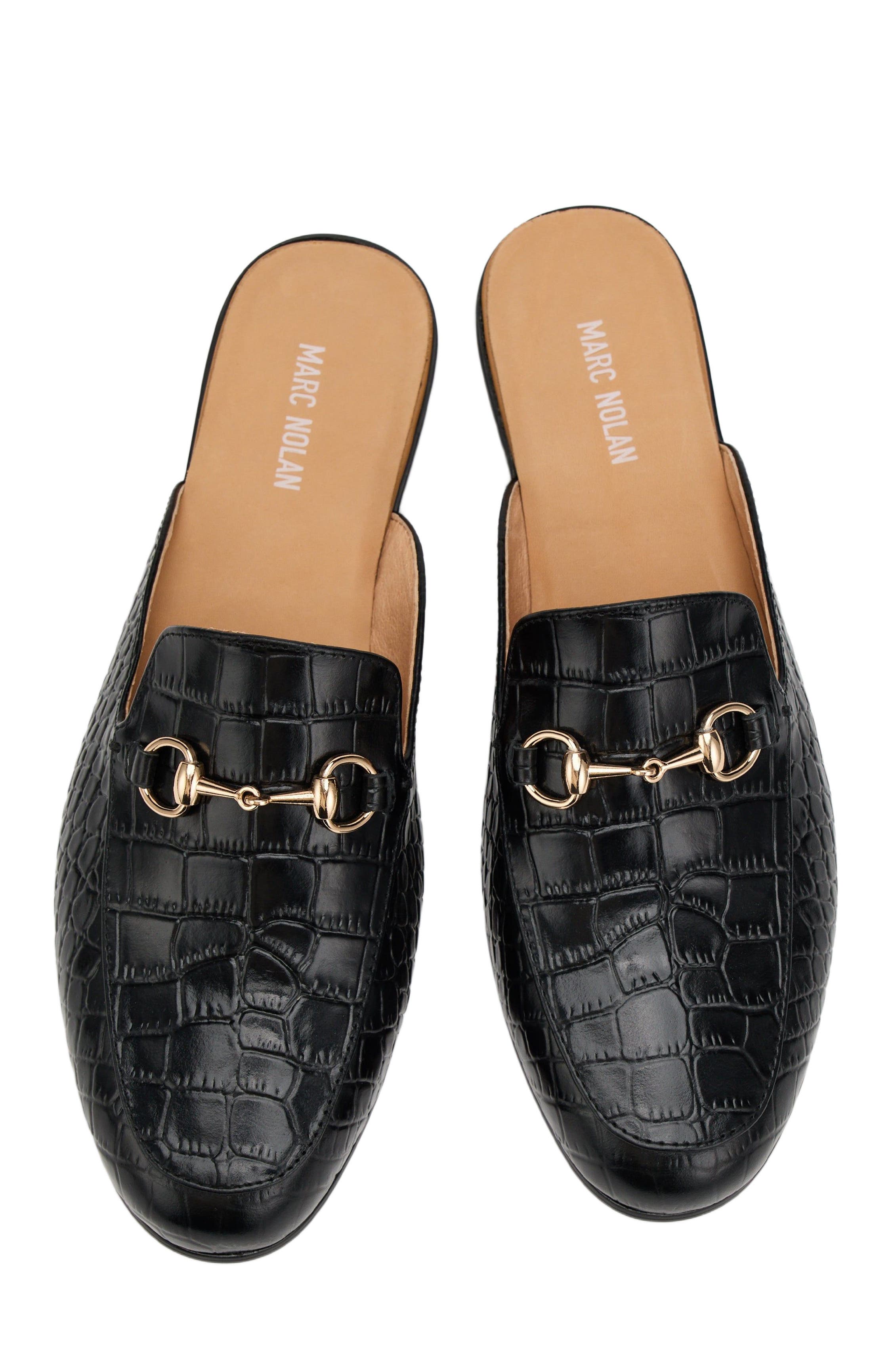 MARC NOLAN Ms. Del Sol Loafer Mule, Alternate, color, Black Croc