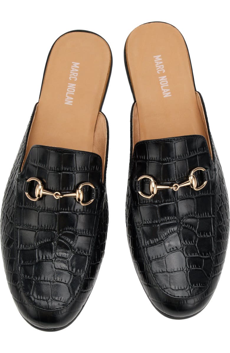 MARC NOLAN Ms. Del Sol Loafer Mule, Alternate, color, Black Croc