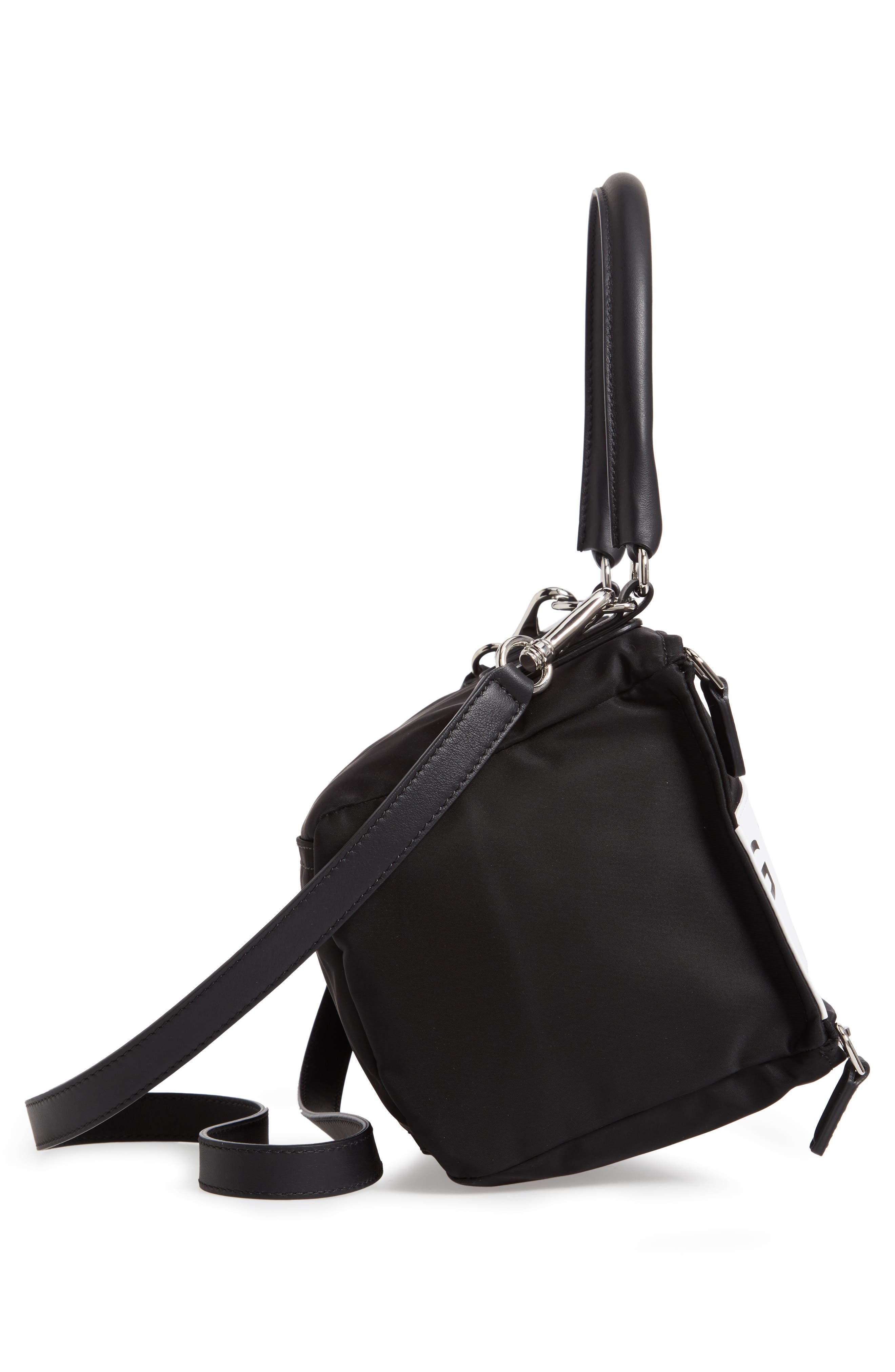 Givenchy Small Pandora Logo Shoulder Bag, Alternate, color, 