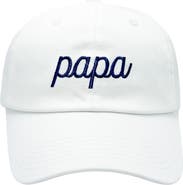 Bits & Bows Papa Adult Baseball Hat