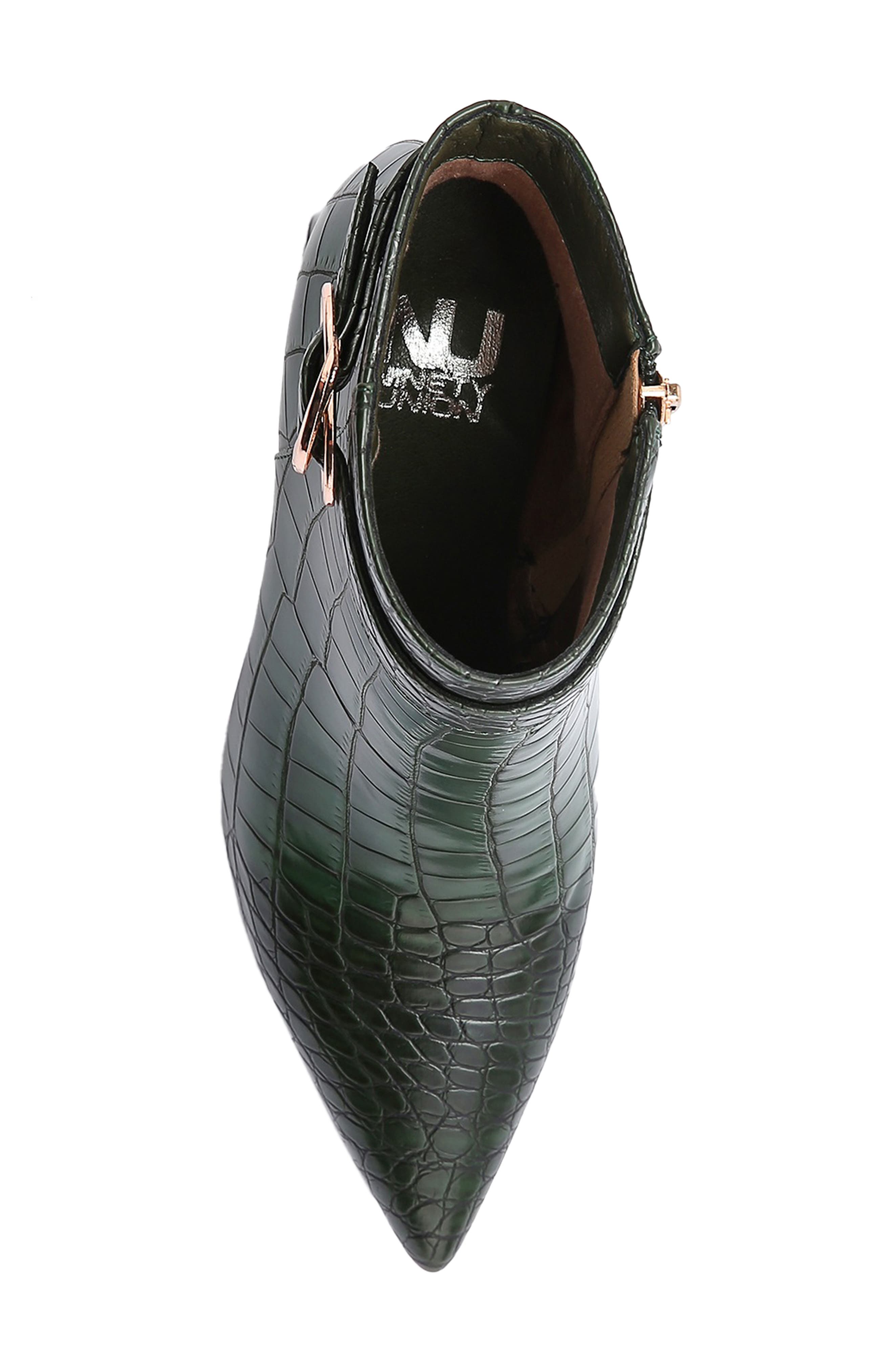 NINETY UNION Groovy Croc Embossed Boot, Alternate, color, Green