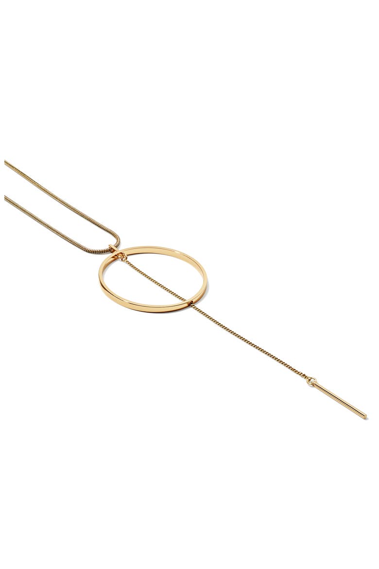 Rhine Pendant Necklace, Alternate, color, GOLD