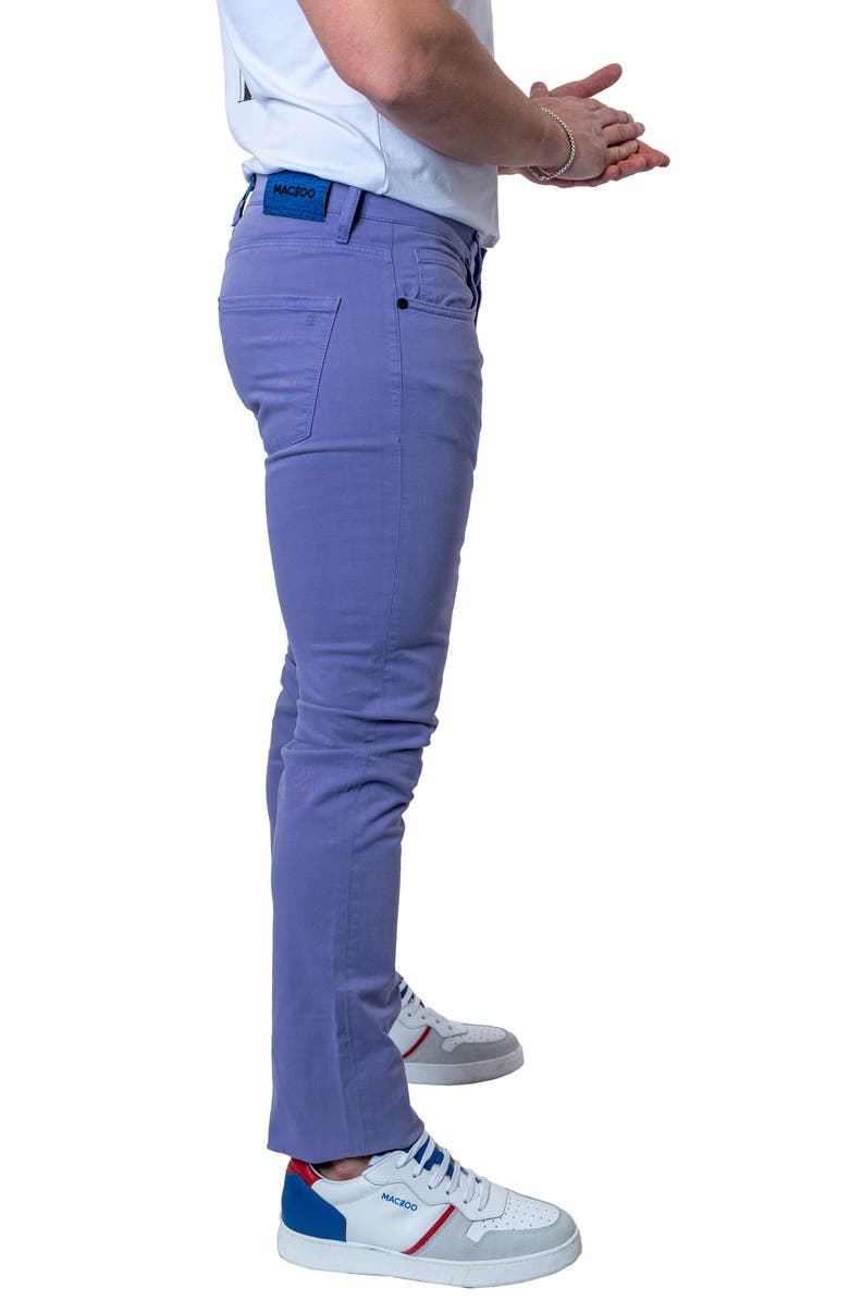 Maceoo Athletic Fit Stretch Jeans, Alternate, color, Purple