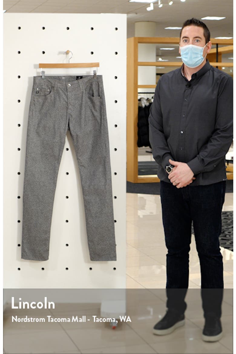 Tellis Herringbone Slim Fit Pants video