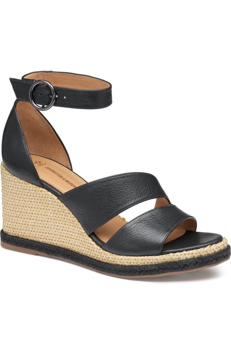 Johnston & Murphy Marcia Platform Wedge Sandal, Main, color,