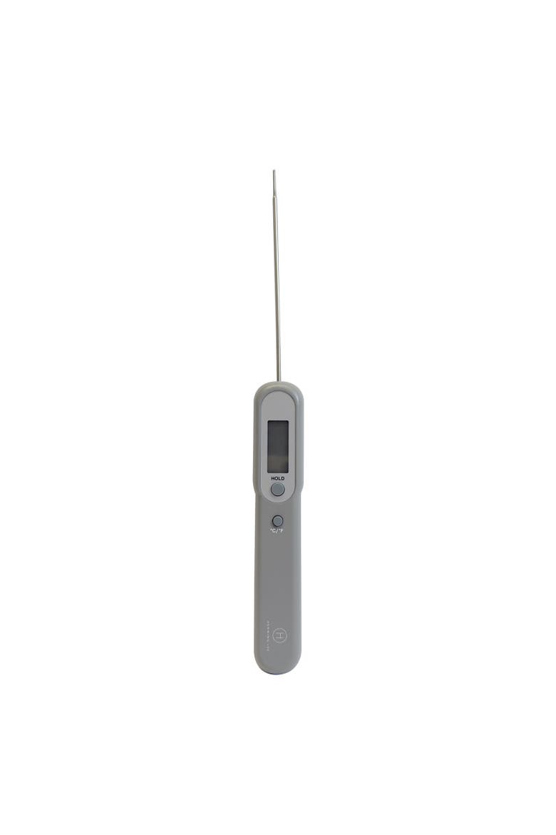 Battery Free Kinetic Instant Read Thermometer for Kitchen and Grill, Main, color, Gray