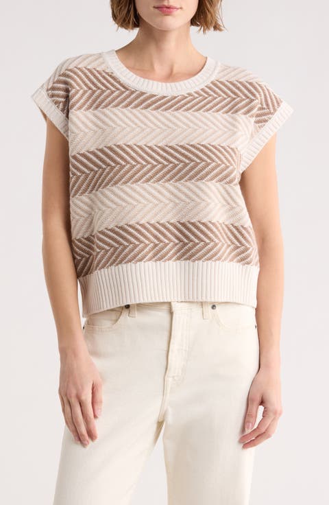 Mary Anne Stripe Sweater Vest